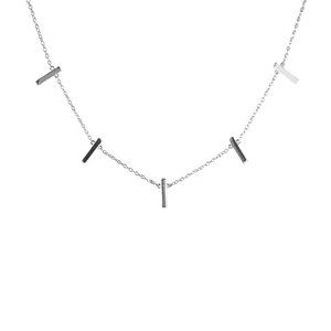 Gold Five Bar Necklace  Delicate Necklace  Gold Necklace  Layering Necklace